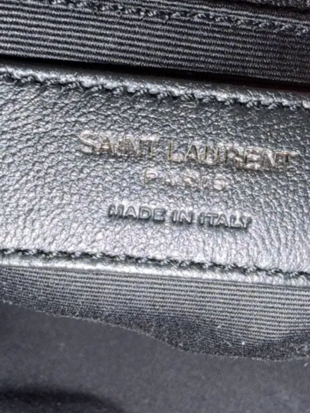 Saint Laurent Quilted Lambskin Leather XL Niki Bag Black - Picture 14 of 14